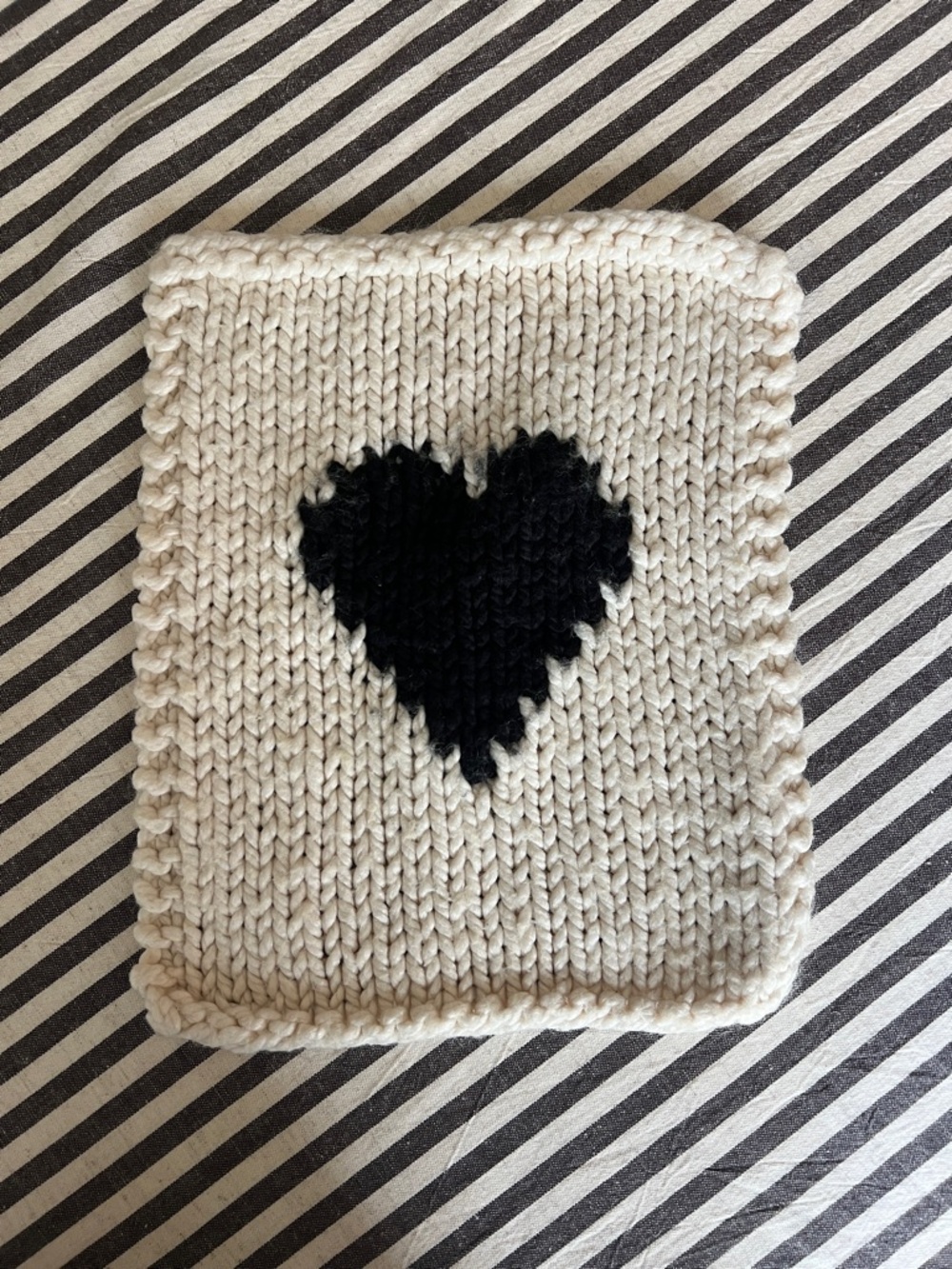 Doll hand knit blanket